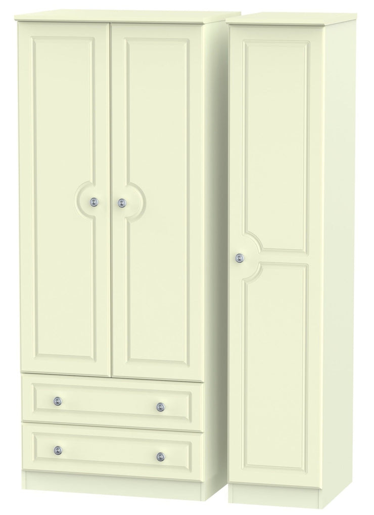 Pembroke 3 Door 2 Left Drawer Wardrobe